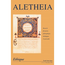 Aletheia n° 1-2 : Ethique